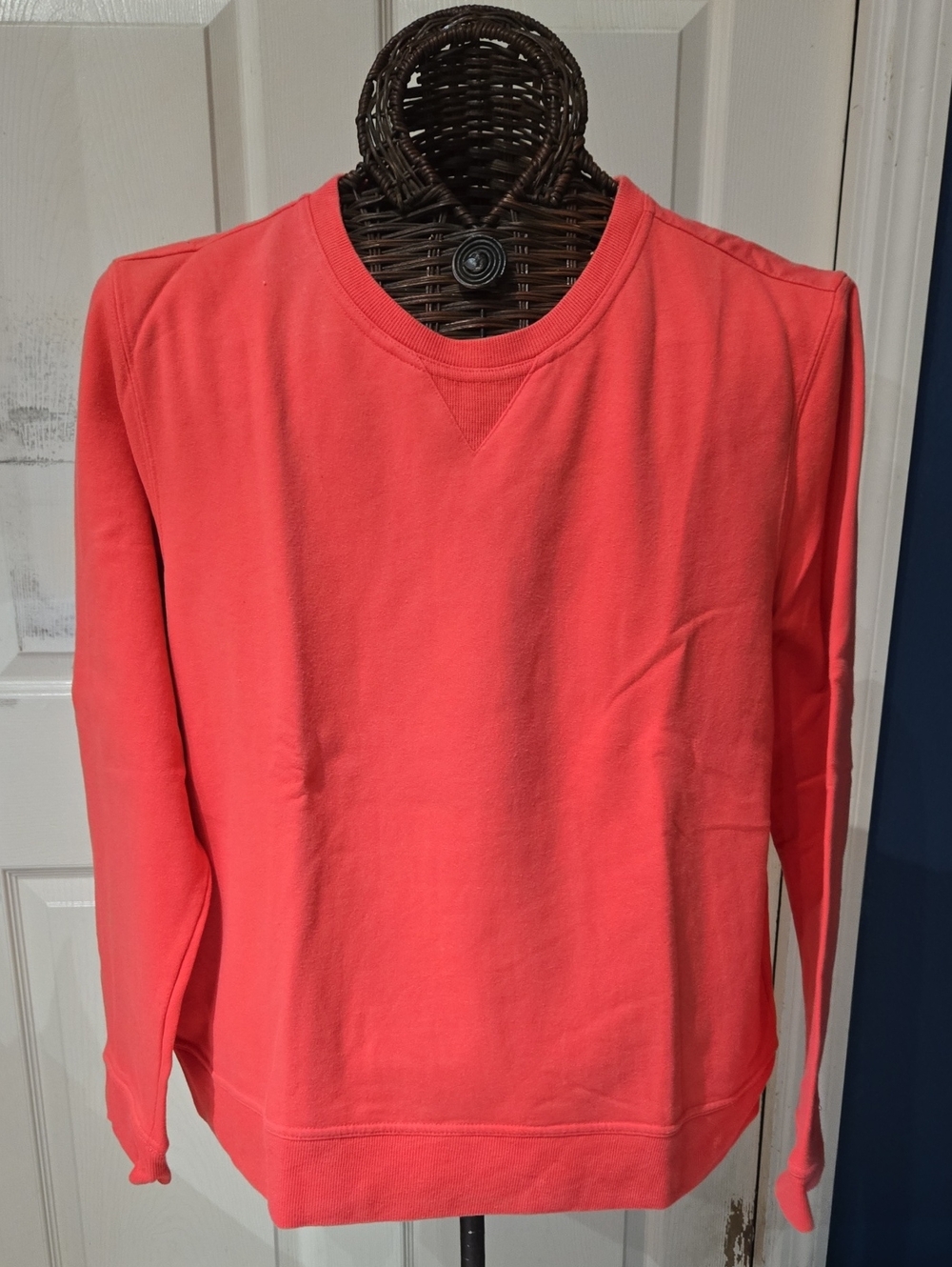 Kim Rogers Coral Pullover Sweatshirt-Size XL